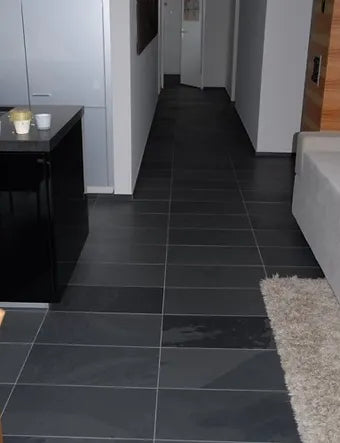 Graphite Slate Tiles for Flooring and Wall Cladding – Dommett & Co Ltd